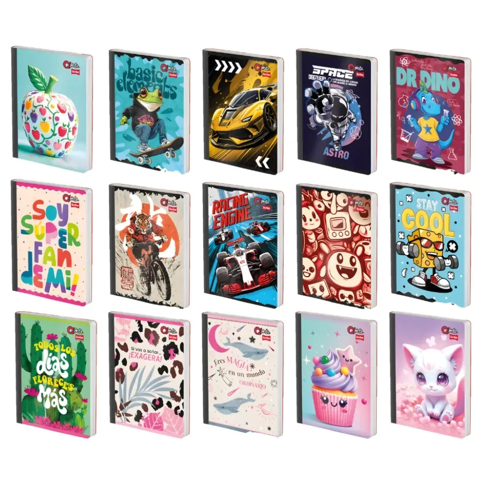 Cuaderno de 100 hojas cosido