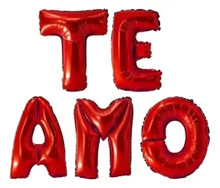 Globo Letras Te Amo