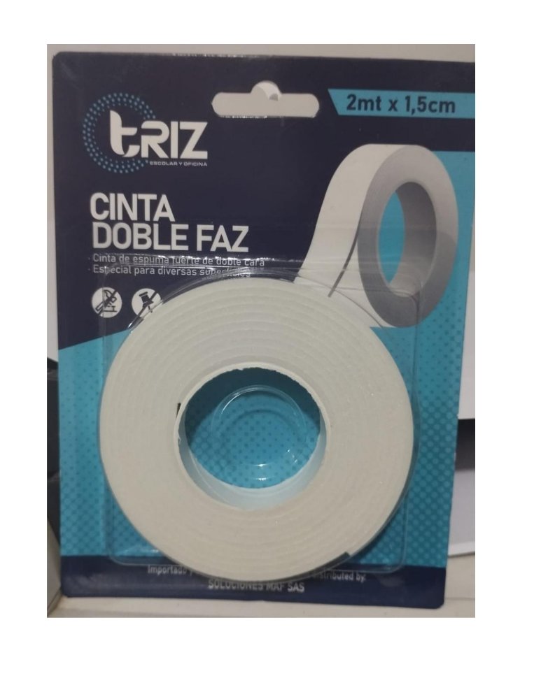 Cinta Doble Faz Triz X 2mt