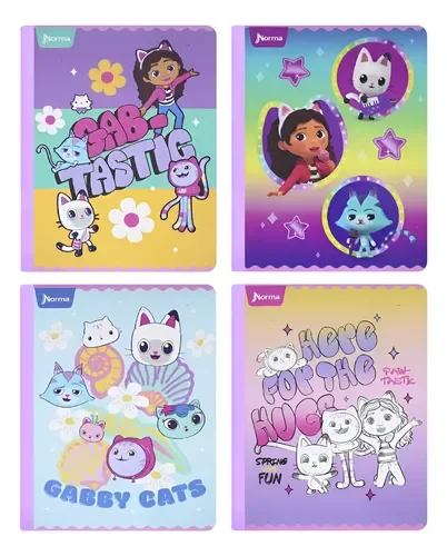Cuaderno Norma Cosido 100 Hojas Casa De Muñecas De Gabby