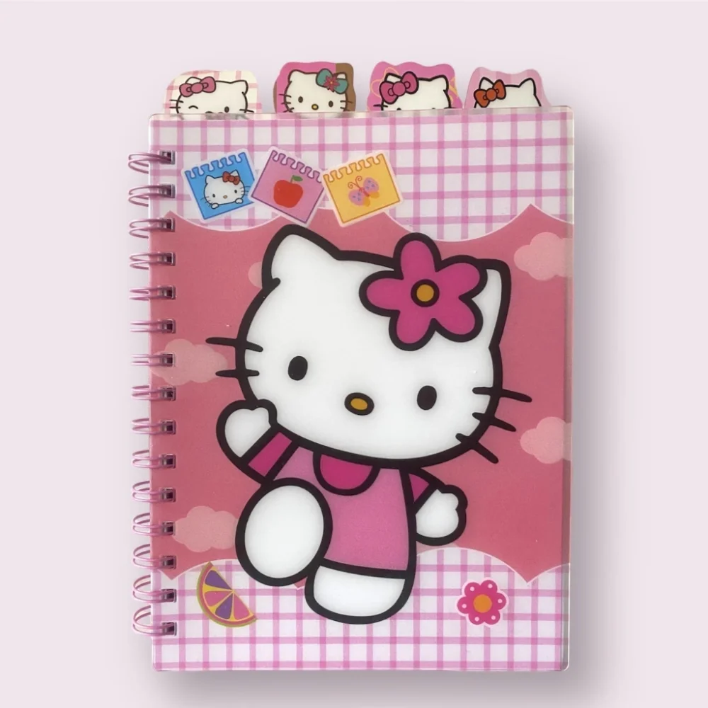 Agenda con separadores Hello Kitty  Snoopy