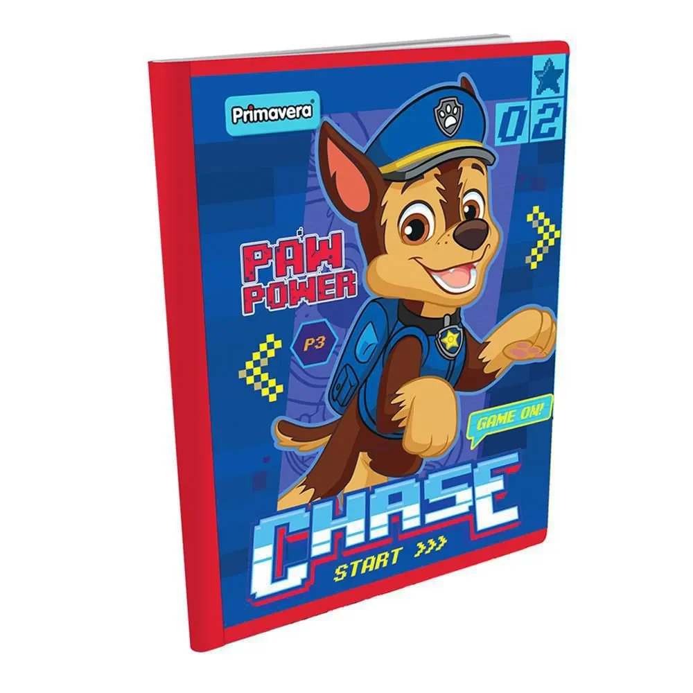 Cuaderno Paw Patrol Cuadriculado 50 hojas Cosido