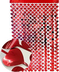 Cortina de corazones