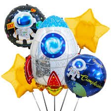 Buquet 5 Globos Metalizados De Personajes