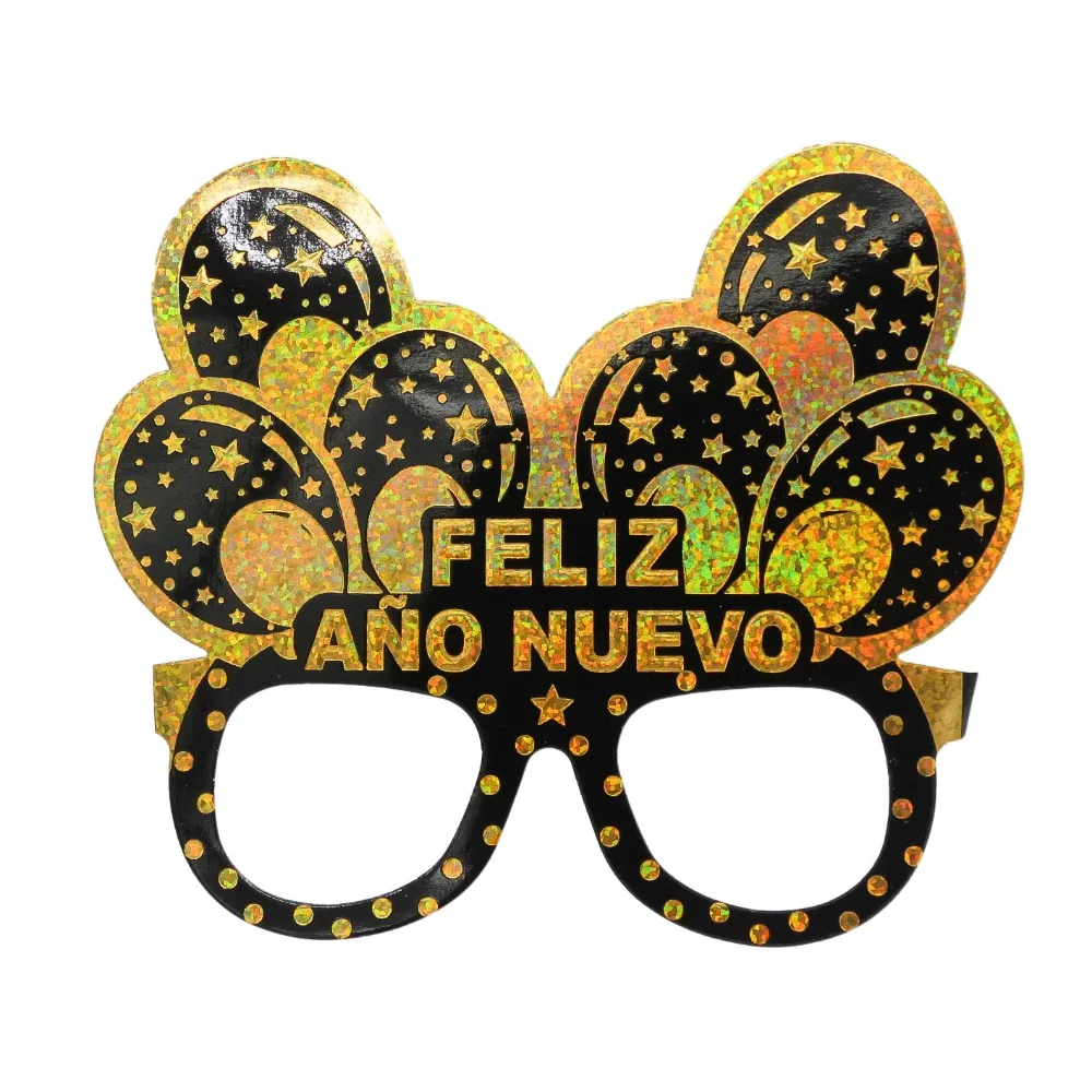 Gafas de Cartón Feliz Año Nuevo