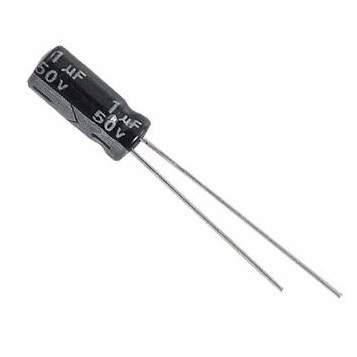 1uF 50V Capacitor Electrolitico