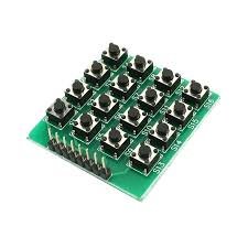 Teclado Matricial 4x4 pulsador