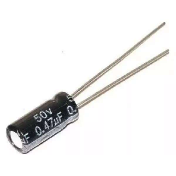 0,47uF 50V Capacitor Electrolitico
