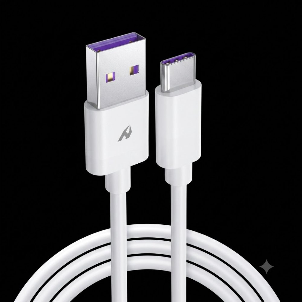 CABLE USB - TIPO C 3.5A - 4A SUPER CARGA Y DATOS ALTA CALIDAD
