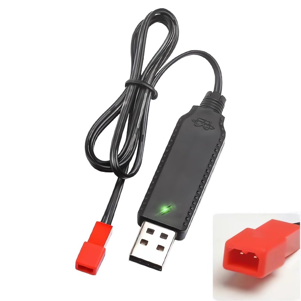 Cable de carga USB Baterias Litio Li-po Li-ion 3.7V