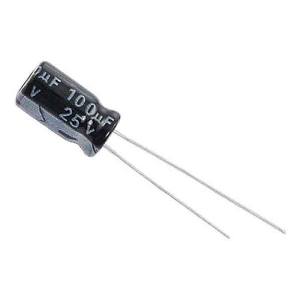 100uF 25V Capacitor Electrolitico