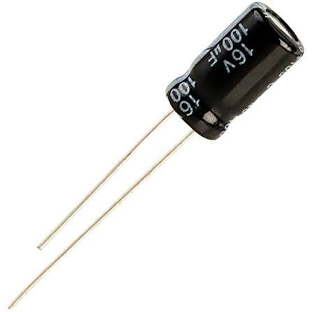 100uF 16V Capacitor Electrolitico