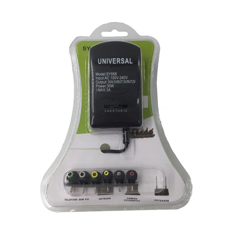ADAPTADOR UNIVERSAL 3V-12V 3A Fuente tipo cargador regulable