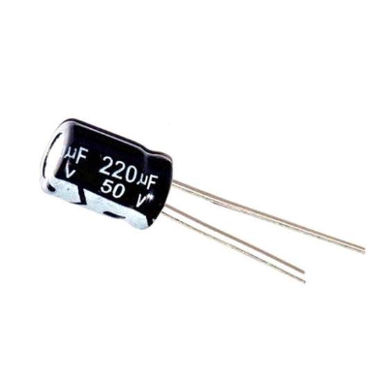 220uF 50V Capacitor Electrolitico