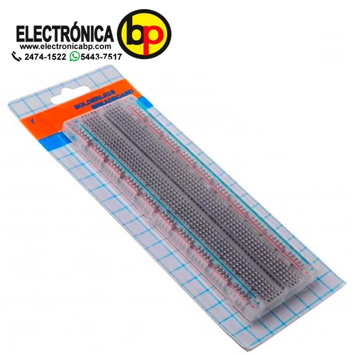 Protoboard 830pts TRANSPARENTE