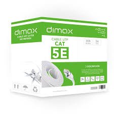 Cable UTP CAT5E 100% cobre DIMAX