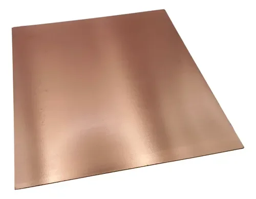 Placa virgen 21.5x28.5cm Cobre/ vaquelita