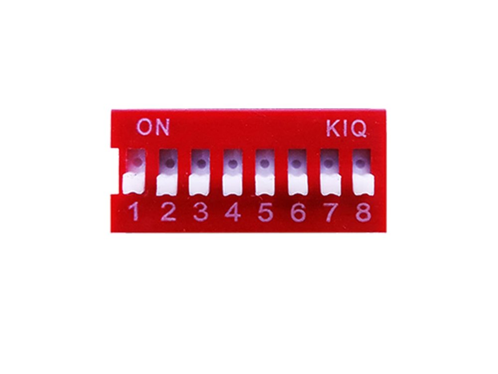 DIP SWITCH 8 PINES