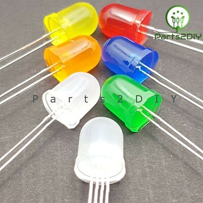 LED 10MM GRANDE BRILLO NORMAL
