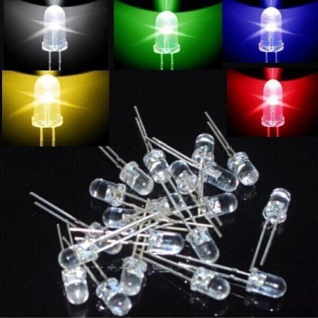 LED 5mm ALTO BRILLO