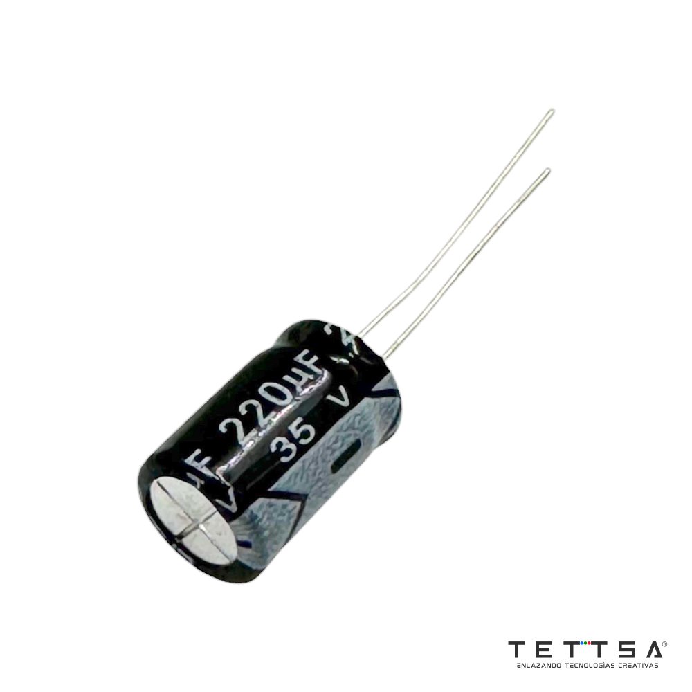 220uF 35V Capacitor Electrolitico
