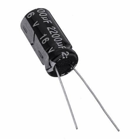 2200uF 16V Capacitor Electrolitico