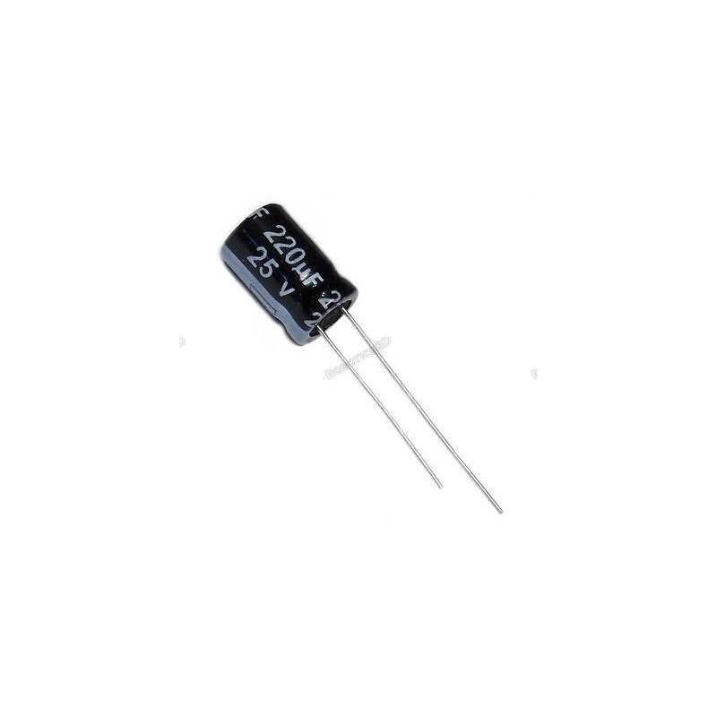 220uF 25V Capacitor Electrolitico