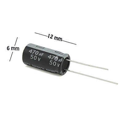 470uF 50V Capacitor Electrolitico
