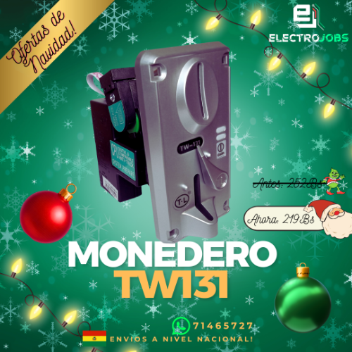 Monedero tw131 tw-131 una moneda