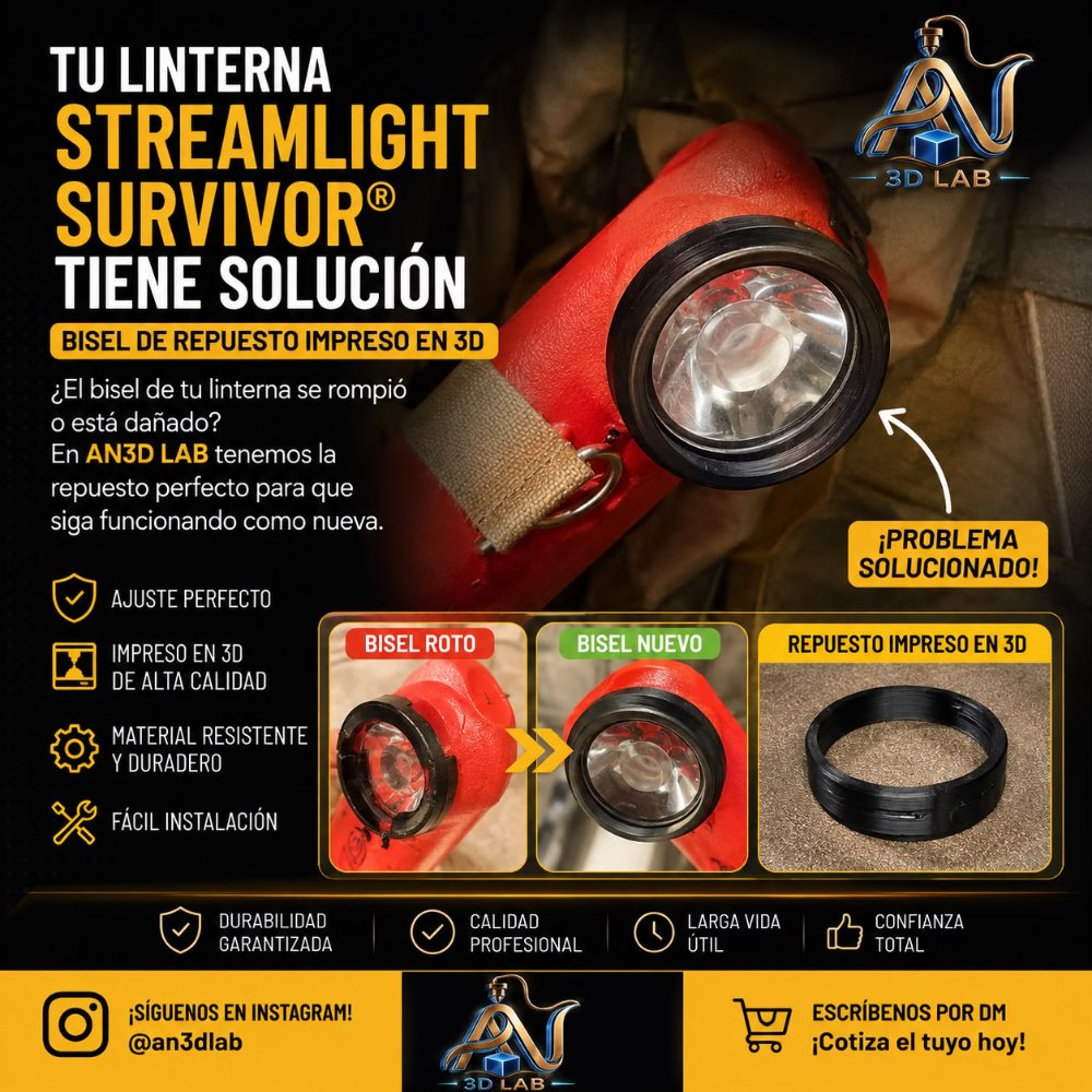 Repuesto para linterna bombero