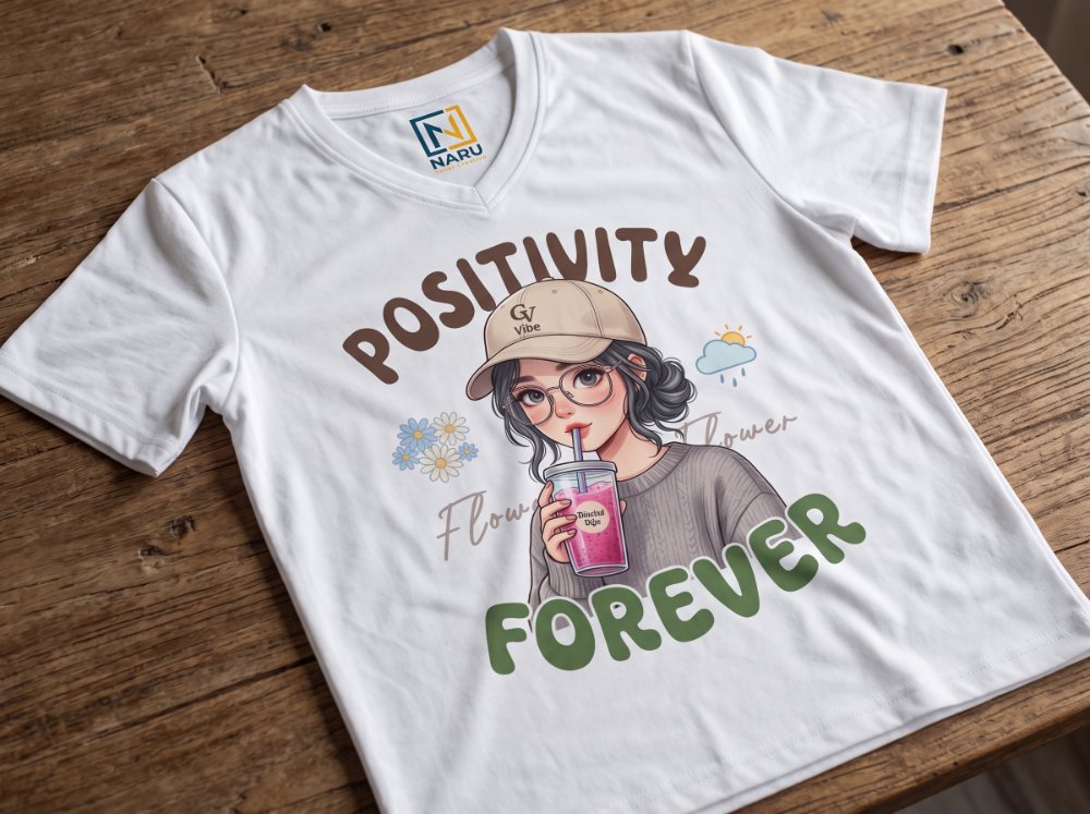 Camiseta Sublimada Cuello V Adulto