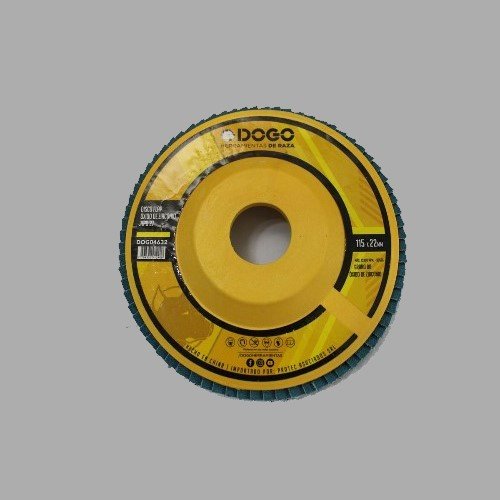 DISCO FLAP OXIDO DE ZIRCONIO Ø115 GR 60 R/PLÁSTICO