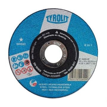 DISCO DE CORTE BASIC 115X1.6 x 22,23