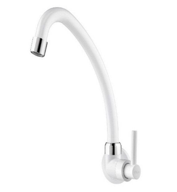 VIQUA-GRIFO COCINA DE PARED LAGUNE - 1/2" Y 3/4" - BLANCO