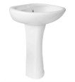 LAVAMANOS CON PEDESTAL JADE MADEIRO BLANCO