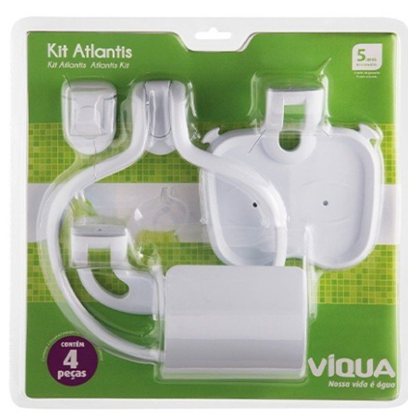 VIQUA KIT ACCESORIOS  ATLANTIS - 4 PIEZAS - BLANCO