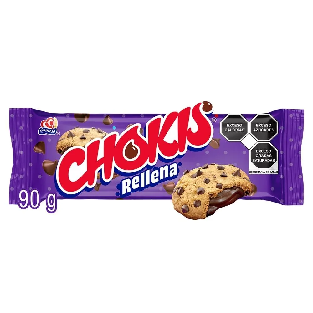 Galleta Gamesa Chokis Morada Rellena 90 g