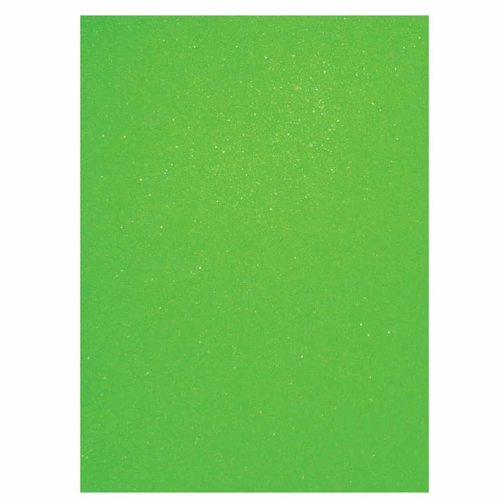 Foamy Pascua Tamaño Carta Diamantina Verde Limón
