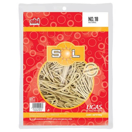 Liga Abi Sol Hule No. 18 80 g Paquete