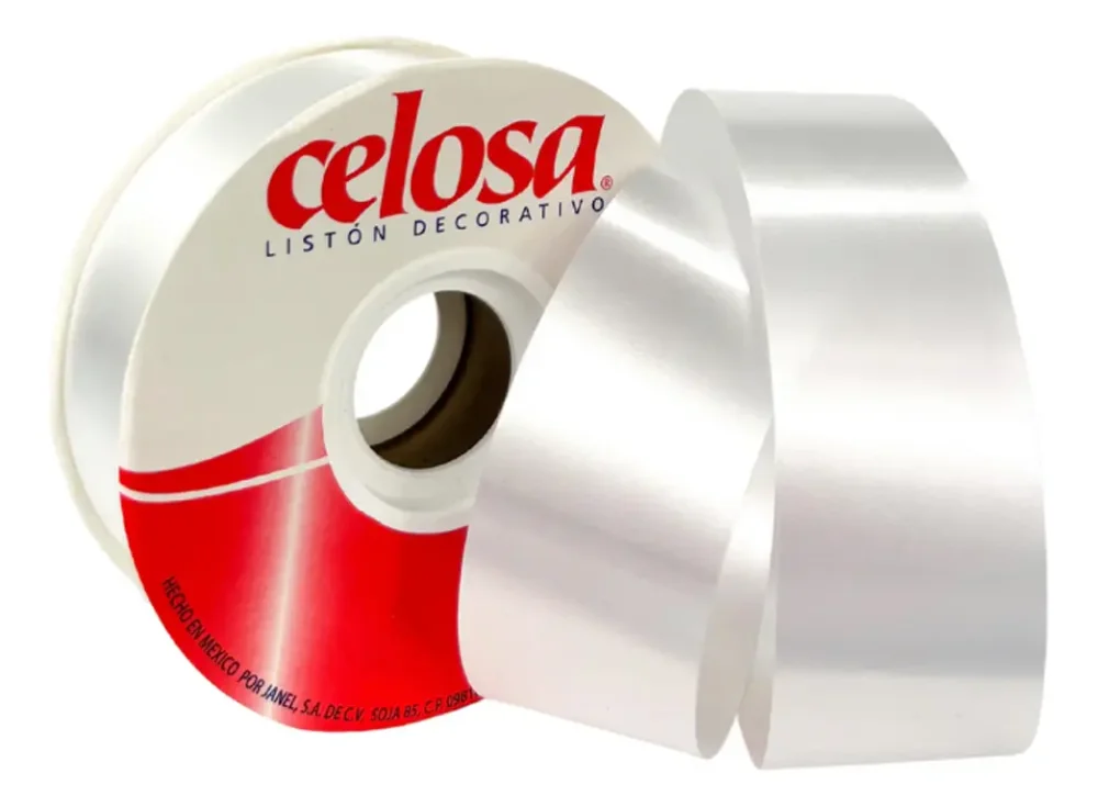 Listón Janel Celosa Blanco 50 m