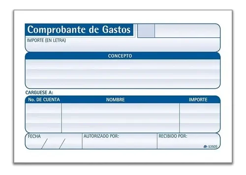 Hoja Comprobante de Gastos