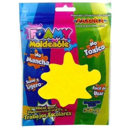 Foamy Moldeable Pascua Amarillo Canario 50 g FM-MNJ