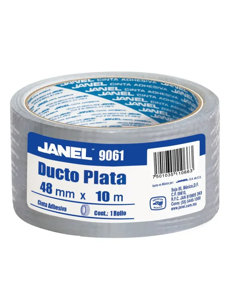 Cinta Plata Ducto Janel 9061 48 mm x 10 m