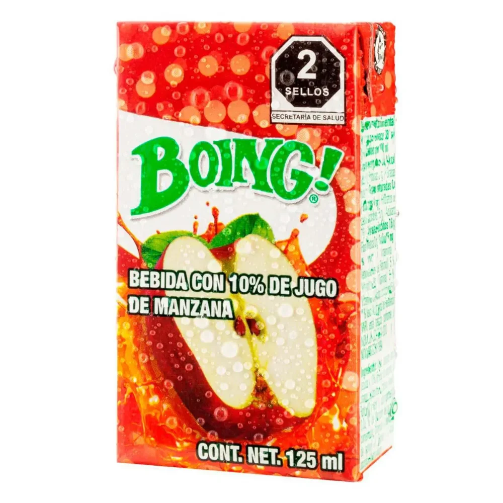 Jugo Boing Manzana Fortificada 125 ml
