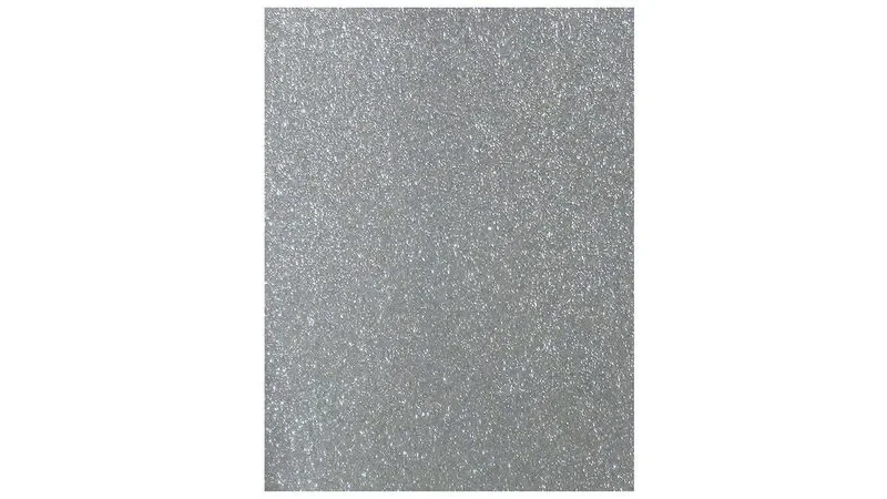 Foamy Pascua Tamaño Carta Diamantina plata