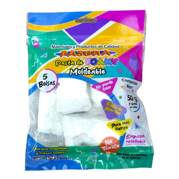 Foamy Moldeable Pascua Blanco 50 g FM-MNJ.
