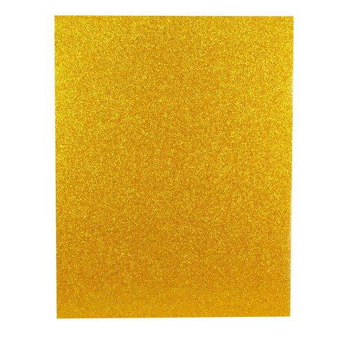 Foamy  Matiz Tamaño Carta Diamantina Dorado