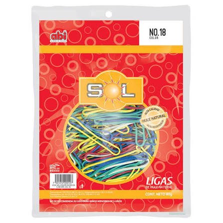Liga Abi Sol Colores No. 18 80 g Paquete