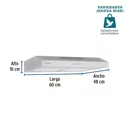 EXTRACTOR 60 CM PLATEADO FOSET (6MESES DE GARANTIA)
