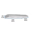 EXTRACTOR 80 CM PLATEADO FOSET (6 MESES DE GARANTIA)